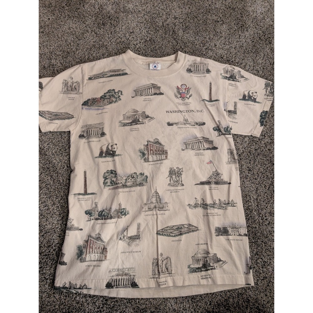 Delta Magnum‎ Weight Washington DC All Over Print T Shirt Adult Medium